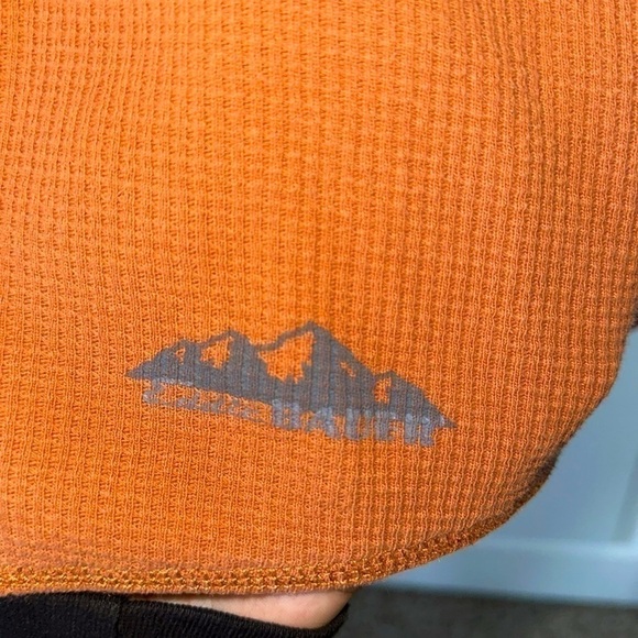 Eddie Bauer Orange long sleeve sweater size M - Picture 3 of 5